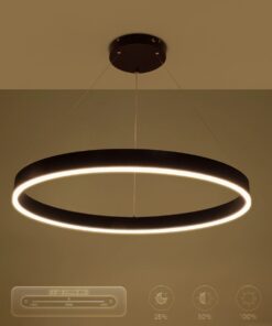 kelvo® VENOM KLV-101-0190 Κρεμαστό Φωτιστικό Οροφής LED 67W 6700lm 120° AC 220-240V IP20 Ρυθμιζόμενο Λευκό CCT με Χειριστήριο από 2700K έως 6000K Dimmable – Lumileds SMD Chip – Μαύρο Ματ – Μ80 x Π80 x Υ6.5cm – 3 Χρόνια Εγγύηση