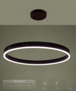 kelvo® VENOM KLV-101-0190 Κρεμαστό Φωτιστικό Οροφής LED 67W 6700lm 120° AC 220-240V IP20 Ρυθμιζόμενο Λευκό CCT με Χειριστήριο από 2700K έως 6000K Dimmable – Lumileds SMD Chip – Μαύρο Ματ – Μ80 x Π80 x Υ6.5cm – 3 Χρόνια Εγγύηση