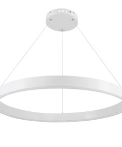 kelvo® VENOM KLV-101-0191 Κρεμαστό Φωτιστικό Οροφής LED 67W 6700lm 120° AC 220-240V IP20 Ρυθμιζόμενο Λευκό CCT με Χειριστήριο από 2700K έως 6000K Dimmable – Lumileds SMD Chip – Λευκό Ματ – Μ80 x Π80 x Υ6.5cm – 3 Χρόνια Εγγύηση