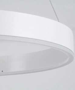 kelvo® VENOM KLV-101-0191 Κρεμαστό Φωτιστικό Οροφής LED 67W 6700lm 120° AC 220-240V IP20 Ρυθμιζόμενο Λευκό CCT με Χειριστήριο από 2700K έως 6000K Dimmable – Lumileds SMD Chip – Λευκό Ματ – Μ80 x Π80 x Υ6.5cm – 3 Χρόνια Εγγύηση