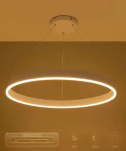 kelvo® VENOM KLV-101-0191 Κρεμαστό Φωτιστικό Οροφής LED 67W 6700lm 120° AC 220-240V IP20 Ρυθμιζόμενο Λευκό CCT με Χειριστήριο από 2700K έως 6000K Dimmable – Lumileds SMD Chip – Λευκό Ματ – Μ80 x Π80 x Υ6.5cm – 3 Χρόνια Εγγύηση
