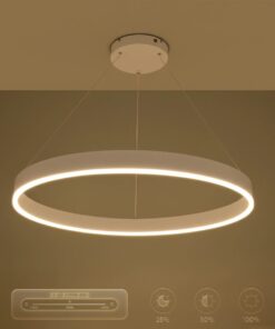 kelvo® VENOM KLV-101-0191 Κρεμαστό Φωτιστικό Οροφής LED 67W 6700lm 120° AC 220-240V IP20 Ρυθμιζόμενο Λευκό CCT με Χειριστήριο από 2700K έως 6000K Dimmable – Lumileds SMD Chip – Λευκό Ματ – Μ80 x Π80 x Υ6.5cm – 3 Χρόνια Εγγύηση