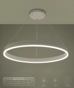 kelvo® VENOM KLV-101-0191 Κρεμαστό Φωτιστικό Οροφής LED 67W 6700lm 120° AC 220-240V IP20 Ρυθμιζόμενο Λευκό CCT με Χειριστήριο από 2700K έως 6000K Dimmable – Lumileds SMD Chip – Λευκό Ματ – Μ80 x Π80 x Υ6.5cm – 3 Χρόνια Εγγύηση