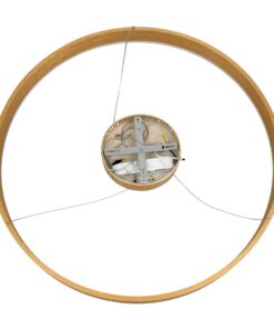 kelvo® VENOM KLV-101-0192 Κρεμαστό Φωτιστικό Οροφής LED 67W 6700lm 120° AC 220-240V IP20 Ρυθμιζόμενο Λευκό CCT με Χειριστήριο από 2700K έως 6000K Dimmable – Lumileds SMD Chip – Χρυσό Πλατίνα – Μ80 x Π80 x Υ6.5cm – 3 Χρόνια Εγγύηση