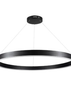 kelvo® VENOM KLV-101-0193 Κρεμαστό Φωτιστικό Οροφής LED 75W 7500lm 120° AC 220-240V IP20 Ρυθμιζόμενο Λευκό CCT με Χειριστήριο από 2700K έως 6000K Dimmable – Lumileds SMD Chip – Μαύρο Ματ – Μ100 x Π100 x Υ6.5cm – 3 Χρόνια Εγγύηση