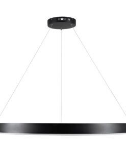 kelvo® VENOM KLV-101-0193 Κρεμαστό Φωτιστικό Οροφής LED 75W 7500lm 120° AC 220-240V IP20 Ρυθμιζόμενο Λευκό CCT με Χειριστήριο από 2700K έως 6000K Dimmable – Lumileds SMD Chip – Μαύρο Ματ – Μ100 x Π100 x Υ6.5cm – 3 Χρόνια Εγγύηση