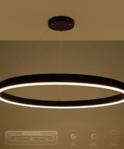 kelvo® VENOM KLV-101-0193 Κρεμαστό Φωτιστικό Οροφής LED 75W 7500lm 120° AC 220-240V IP20 Ρυθμιζόμενο Λευκό CCT με Χειριστήριο από 2700K έως 6000K Dimmable – Lumileds SMD Chip – Μαύρο Ματ – Μ100 x Π100 x Υ6.5cm – 3 Χρόνια Εγγύηση