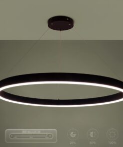 kelvo® VENOM KLV-101-0193 Κρεμαστό Φωτιστικό Οροφής LED 75W 7500lm 120° AC 220-240V IP20 Ρυθμιζόμενο Λευκό CCT με Χειριστήριο από 2700K έως 6000K Dimmable – Lumileds SMD Chip – Μαύρο Ματ – Μ100 x Π100 x Υ6.5cm – 3 Χρόνια Εγγύηση