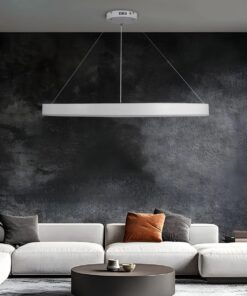 kelvo® VENOM KLV-101-0194 Κρεμαστό Φωτιστικό Οροφής LED 75W 7500lm 120° AC 220-240V IP20 Ρυθμιζόμενο Λευκό CCT με Χειριστήριο από 2700K έως 6000K Dimmable – Lumileds SMD Chip – Λευκό Ματ – Μ100 x Π100 x Υ6.5cm – 3 Χρόνια Εγγύηση