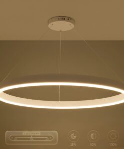 kelvo® VENOM KLV-101-0194 Κρεμαστό Φωτιστικό Οροφής LED 75W 7500lm 120° AC 220-240V IP20 Ρυθμιζόμενο Λευκό CCT με Χειριστήριο από 2700K έως 6000K Dimmable – Lumileds SMD Chip – Λευκό Ματ – Μ100 x Π100 x Υ6.5cm – 3 Χρόνια Εγγύηση