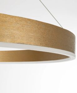 kelvo® VENOM KLV-101-0195 Κρεμαστό Φωτιστικό Οροφής LED 75W 7500lm 120° AC 220-240V IP20 Ρυθμιζόμενο Λευκό CCT με Χειριστήριο από 2700K έως 6000K Dimmable – Lumileds SMD Chip – Χρυσό Πλατίνα – Μ100 x Π100 x Υ6.5cm – 3 Χρόνια Εγγύηση