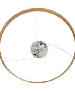 kelvo® VENOM KLV-101-0195 Κρεμαστό Φωτιστικό Οροφής LED 75W 7500lm 120° AC 220-240V IP20 Ρυθμιζόμενο Λευκό CCT με Χειριστήριο από 2700K έως 6000K Dimmable – Lumileds SMD Chip – Χρυσό Πλατίνα – Μ100 x Π100 x Υ6.5cm – 3 Χρόνια Εγγύηση