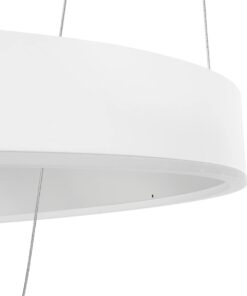 kelvo® VENOM KLV-101-0197 Κρεμαστό Φωτιστικό Οροφής LED 75W 7500lm 120° AC 220-240V IP20 Ρυθμιζόμενο Λευκό CCT με Χειριστήριο από 2700K έως 6000K Dimmable – Lumileds SMD Chip – Λευκό Ματ – Μ60 x Π60 x Υ40cm – 3 Χρόνια Εγγύηση
