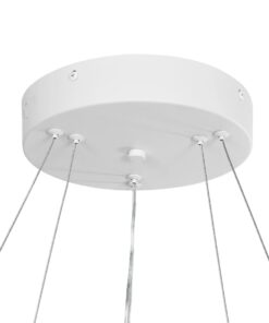 kelvo® VENOM KLV-101-0197-V2 Κρεμαστό Φωτιστικό Οροφής LED 75W 7500lm 120° AC 220-240V IP20 Ρυθμιζόμενο Λευκό CCT με Χειριστήριο από 2700K έως 6000K Dimmable – Lumileds SMD Chip – Λευκό Ματ – Μ60 x Π60 x Υ40cm – 3 Χρόνια Εγγύηση