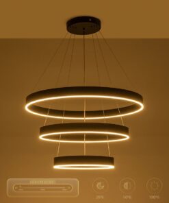 kelvo® VENOM KLV-101-0199 Κρεμαστό Φωτιστικό Οροφής LED 120W 12000lm 120° AC 220-240V IP20 Ρυθμιζόμενο Λευκό CCT με Χειριστήριο από 2700K έως 6000K Dimmable – Lumileds SMD Chip – Μαύρο Ματ – Μ80 x Π80 x Υ80cm – 3 Χρόνια Εγγύηση