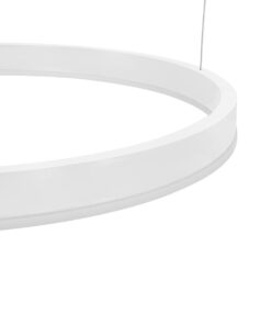 kelvo® VENOM KLV-101-0203 Κρεμαστό Φωτιστικό Οροφής LED 150W 15000lm 120° AC 220-240V IP20 Ρυθμιζόμενο Λευκό CCT με Χειριστήριο από 2700K έως 6000K Dimmable – Lumileds SMD Chip – Λευκό Ματ – Μ150 x Π90 x Υ60cm – 3 Χρόνια Εγγύηση