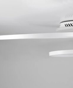 kelvo® NEMESIS KLV-101-0206 Φωτιστικό Οροφής LED 98W 9800lm 360° AC 220-240V IP20 Ρυθμιζόμενο Λευκό CCT με Χειριστήριο από 2700K έως 6000K Dimmable – Lumileds SMD Chip – Λευκό Ματ – Μ89 x Π60 x Υ19cm – 3 Χρόνια Εγγύηση