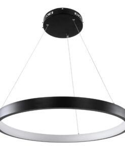 kelvo® NEMESIS KLV-101-0208 Κρεμαστό Φωτιστικό Οροφής LED 45W 4500lm 180° AC 220-240V IP20 Ρυθμιζόμενο Λευκό CCT με Χειριστήριο από 2700K έως 6000K Dimmable – Lumileds SMD Chip – Μαύρο Ματ – Μ60 x Π60 x Υ4cm – 3 Χρόνια Εγγύηση
