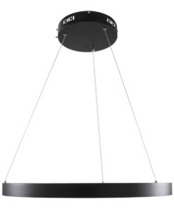 kelvo® NEMESIS KLV-101-0208 Κρεμαστό Φωτιστικό Οροφής LED 45W 4500lm 180° AC 220-240V IP20 Ρυθμιζόμενο Λευκό CCT με Χειριστήριο από 2700K έως 6000K Dimmable – Lumileds SMD Chip – Μαύρο Ματ – Μ60 x Π60 x Υ4cm – 3 Χρόνια Εγγύηση