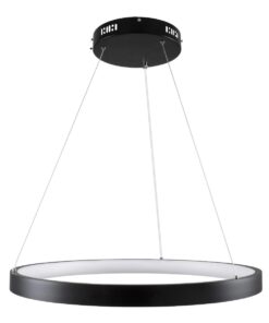 kelvo® NEMESIS KLV-101-0208 Κρεμαστό Φωτιστικό Οροφής LED 45W 4500lm 180° AC 220-240V IP20 Ρυθμιζόμενο Λευκό CCT με Χειριστήριο από 2700K έως 6000K Dimmable – Lumileds SMD Chip – Μαύρο Ματ – Μ60 x Π60 x Υ4cm – 3 Χρόνια Εγγύηση