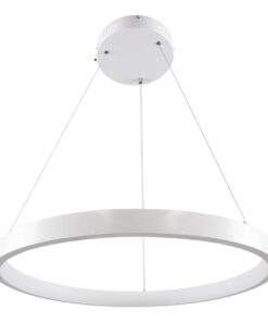 kelvo® NEMESIS KLV-101-0209 Κρεμαστό Φωτιστικό Οροφής LED 45W 4500lm 180° AC 220-240V IP20 Ρυθμιζόμενο Λευκό CCT με Χειριστήριο από 2700K έως 6000K Dimmable – Lumileds SMD Chip – Λευκό Ματ – Μ60 x Π60 x Υ4cm – 3 Χρόνια Εγγύηση