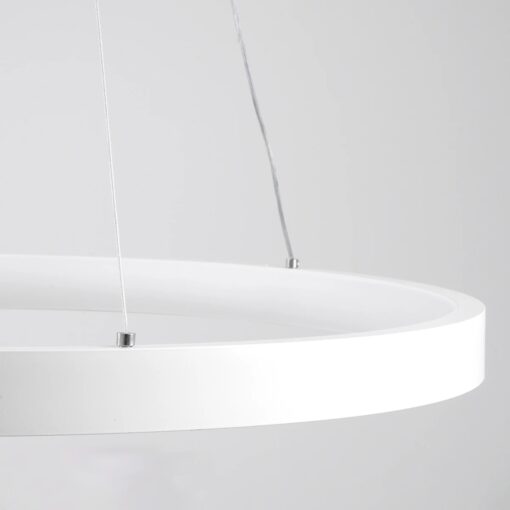 kelvo® NEMESIS KLV-101-0209 Κρεμαστό Φωτιστικό Οροφής LED 45W 4500lm 180° AC 220-240V IP20 Ρυθμιζόμενο Λευκό CCT με Χειριστήριο από 2700K έως 6000K Dimmable – Lumileds SMD Chip – Λευκό Ματ – Μ60 x Π60 x Υ4cm – 3 Χρόνια Εγγύηση