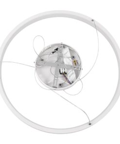 kelvo® NEMESIS KLV-101-0209 Κρεμαστό Φωτιστικό Οροφής LED 45W 4500lm 180° AC 220-240V IP20 Ρυθμιζόμενο Λευκό CCT με Χειριστήριο από 2700K έως 6000K Dimmable – Lumileds SMD Chip – Λευκό Ματ – Μ60 x Π60 x Υ4cm – 3 Χρόνια Εγγύηση