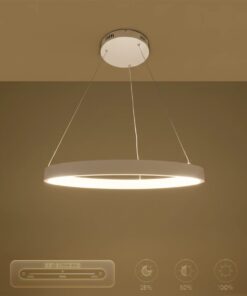 kelvo® NEMESIS KLV-101-0209 Κρεμαστό Φωτιστικό Οροφής LED 45W 4500lm 180° AC 220-240V IP20 Ρυθμιζόμενο Λευκό CCT με Χειριστήριο από 2700K έως 6000K Dimmable – Lumileds SMD Chip – Λευκό Ματ – Μ60 x Π60 x Υ4cm – 3 Χρόνια Εγγύηση