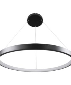 kelvo® NEMESIS KLV-101-0211 Κρεμαστό Φωτιστικό Οροφής LED 67W 6700lm 180° AC 220-240V IP20 Ρυθμιζόμενο Λευκό CCT με Χειριστήριο από 2700K έως 6000K Dimmable – Lumileds SMD Chip – Μαύρο Ματ – Μ80 x Π80 x Υ4cm – 3 Χρόνια Εγγύηση