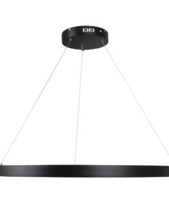 kelvo® NEMESIS KLV-101-0211 Κρεμαστό Φωτιστικό Οροφής LED 67W 6700lm 180° AC 220-240V IP20 Ρυθμιζόμενο Λευκό CCT με Χειριστήριο από 2700K έως 6000K Dimmable – Lumileds SMD Chip – Μαύρο Ματ – Μ80 x Π80 x Υ4cm – 3 Χρόνια Εγγύηση