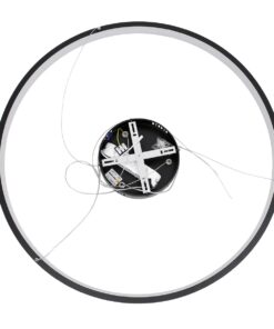 kelvo® NEMESIS KLV-101-0211 Κρεμαστό Φωτιστικό Οροφής LED 67W 6700lm 180° AC 220-240V IP20 Ρυθμιζόμενο Λευκό CCT με Χειριστήριο από 2700K έως 6000K Dimmable – Lumileds SMD Chip – Μαύρο Ματ – Μ80 x Π80 x Υ4cm – 3 Χρόνια Εγγύηση