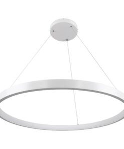 kelvo® NEMESIS KLV-101-0212 Κρεμαστό Φωτιστικό Οροφής LED 67W 6700lm 180° AC 220-240V IP20 Ρυθμιζόμενο Λευκό CCT με Χειριστήριο από 2700K έως 6000K Dimmable – Lumileds SMD Chip – Λευκό Ματ – Μ80 x Π80 x Υ4cm – 3 Χρόνια Εγγύηση