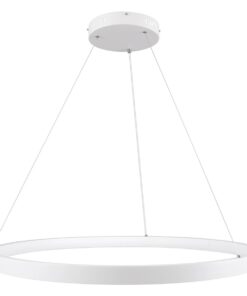 kelvo® NEMESIS KLV-101-0212 Κρεμαστό Φωτιστικό Οροφής LED 67W 6700lm 180° AC 220-240V IP20 Ρυθμιζόμενο Λευκό CCT με Χειριστήριο από 2700K έως 6000K Dimmable – Lumileds SMD Chip – Λευκό Ματ – Μ80 x Π80 x Υ4cm – 3 Χρόνια Εγγύηση