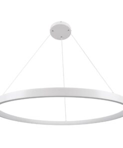 kelvo® NEMESIS KLV-101-0215 Κρεμαστό Φωτιστικό Οροφής LED 75W 7500lm 180° AC 220-240V IP20 Ρυθμιζόμενο Λευκό CCT με Χειριστήριο από 2700K έως 6000K Dimmable – Lumileds SMD Chip – Λευκό Ματ – Μ100 x Π100 x Υ4cm – 3 Χρόνια Εγγύηση