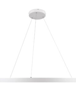 kelvo® NEMESIS KLV-101-0215 Κρεμαστό Φωτιστικό Οροφής LED 75W 7500lm 180° AC 220-240V IP20 Ρυθμιζόμενο Λευκό CCT με Χειριστήριο από 2700K έως 6000K Dimmable – Lumileds SMD Chip – Λευκό Ματ – Μ100 x Π100 x Υ4cm – 3 Χρόνια Εγγύηση