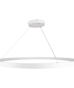 kelvo® NEMESIS KLV-101-0215 Κρεμαστό Φωτιστικό Οροφής LED 75W 7500lm 180° AC 220-240V IP20 Ρυθμιζόμενο Λευκό CCT με Χειριστήριο από 2700K έως 6000K Dimmable – Lumileds SMD Chip – Λευκό Ματ – Μ100 x Π100 x Υ4cm – 3 Χρόνια Εγγύηση