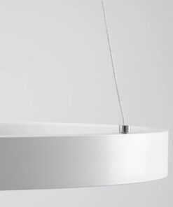 kelvo® NEMESIS KLV-101-0215 Κρεμαστό Φωτιστικό Οροφής LED 75W 7500lm 180° AC 220-240V IP20 Ρυθμιζόμενο Λευκό CCT με Χειριστήριο από 2700K έως 6000K Dimmable – Lumileds SMD Chip – Λευκό Ματ – Μ100 x Π100 x Υ4cm – 3 Χρόνια Εγγύηση