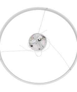kelvo® NEMESIS KLV-101-0215 Κρεμαστό Φωτιστικό Οροφής LED 75W 7500lm 180° AC 220-240V IP20 Ρυθμιζόμενο Λευκό CCT με Χειριστήριο από 2700K έως 6000K Dimmable – Lumileds SMD Chip – Λευκό Ματ – Μ100 x Π100 x Υ4cm – 3 Χρόνια Εγγύηση