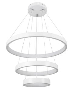 kelvo® NEMESIS KLV-101-0218-V2 Κρεμαστό Φωτιστικό Οροφής LED 100W 10000lm 180° AC 220-240V IP20 Ρυθμιζόμενο Λευκό CCT με Χειριστήριο από 2700K έως 6000K Dimmable – Lumileds SMD Chip – Λευκό Ματ – Μ60 x Π60 x Υ60cm – 3 Χρόνια Εγγύηση