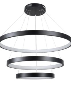kelvo® NEMESIS KLV-101-0220 Κρεμαστό Φωτιστικό Οροφής LED 120W 12000lm 180° AC 220-240V IP20 Ρυθμιζόμενο Λευκό CCT με Χειριστήριο από 2700K έως 6000K Dimmable – Lumileds SMD Chip – Μαύρο Ματ – Μ80 x Π80 x Υ80cm – 3 Χρόνια Εγγύηση