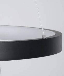 kelvo® NEMESIS KLV-101-0220 Κρεμαστό Φωτιστικό Οροφής LED 120W 12000lm 180° AC 220-240V IP20 Ρυθμιζόμενο Λευκό CCT με Χειριστήριο από 2700K έως 6000K Dimmable – Lumileds SMD Chip – Μαύρο Ματ – Μ80 x Π80 x Υ80cm – 3 Χρόνια Εγγύηση