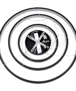 kelvo® NEMESIS KLV-101-0220 Κρεμαστό Φωτιστικό Οροφής LED 120W 12000lm 180° AC 220-240V IP20 Ρυθμιζόμενο Λευκό CCT με Χειριστήριο από 2700K έως 6000K Dimmable – Lumileds SMD Chip – Μαύρο Ματ – Μ80 x Π80 x Υ80cm – 3 Χρόνια Εγγύηση