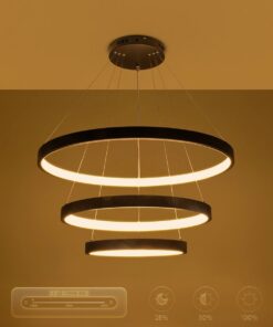kelvo® NEMESIS KLV-101-0220 Κρεμαστό Φωτιστικό Οροφής LED 120W 12000lm 180° AC 220-240V IP20 Ρυθμιζόμενο Λευκό CCT με Χειριστήριο από 2700K έως 6000K Dimmable – Lumileds SMD Chip – Μαύρο Ματ – Μ80 x Π80 x Υ80cm – 3 Χρόνια Εγγύηση