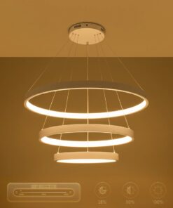 kelvo® NEMESIS KLV-101-0221 Κρεμαστό Φωτιστικό Οροφής LED 120W 12000lm 180° AC 220-240V IP20 Ρυθμιζόμενο Λευκό CCT με Χειριστήριο από 2700K έως 6000K Dimmable – Lumileds SMD Chip – Λευκό Ματ – Μ80 x Π80 x Υ80cm – 3 Χρόνια Εγγύηση