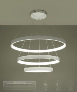 kelvo® NEMESIS KLV-101-0221-V2 Κρεμαστό Φωτιστικό Οροφής LED 120W 12000lm 180° AC 220-240V IP20 Ρυθμιζόμενο Λευκό CCT με Χειριστήριο από 2700K έως 6000K Dimmable – Lumileds SMD Chip – Λευκό Ματ – Μ80 x Π80 x Υ80cm – 3 Χρόνια Εγγύηση