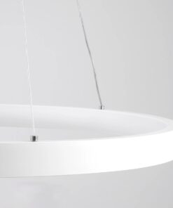 kelvo® NEMESIS KLV-101-0221-V2 Κρεμαστό Φωτιστικό Οροφής LED 120W 12000lm 180° AC 220-240V IP20 Ρυθμιζόμενο Λευκό CCT με Χειριστήριο από 2700K έως 6000K Dimmable – Lumileds SMD Chip – Λευκό Ματ – Μ80 x Π80 x Υ80cm – 3 Χρόνια Εγγύηση