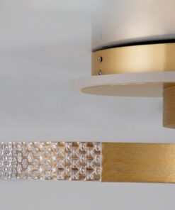 kelvo® DIAMOND KLV-101-0225 Φωτιστικό Οροφής LED 67W 6700lm 360° AC 220-240V IP20 Ρυθμιζόμενο Λευκό CCT με Χειριστήριο από 2700K έως 6000K Dimmable – Lumileds SMD Chip – Χρυσό Πλατίνα – Μ60 x Π40 x Υ14cm – 3 Χρόνια Εγγύηση