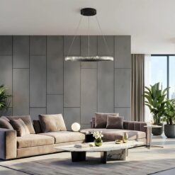 kelvo® DIAMOND KLV-101-0229 Κρεμαστό Φωτιστικό Οροφής LED 45W 4500lm 180° AC 220-240V IP20 Ρυθμιζόμενο Λευκό CCT με Χειριστήριο από 2700K έως 6000K Dimmable – Lumileds SMD Chip – Μαύρο Ματ – Μ60 x Π60 x Υ3cm – 3 Χρόνια Εγγύηση