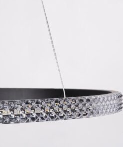 kelvo® DIAMOND KLV-101-0229 Κρεμαστό Φωτιστικό Οροφής LED 45W 4500lm 180° AC 220-240V IP20 Ρυθμιζόμενο Λευκό CCT με Χειριστήριο από 2700K έως 6000K Dimmable – Lumileds SMD Chip – Μαύρο Ματ – Μ60 x Π60 x Υ3cm – 3 Χρόνια Εγγύηση