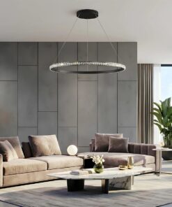 kelvo® DIAMOND KLV-101-0231 Κρεμαστό Φωτιστικό Οροφής LED 67W 6700lm 180° AC 220-240V IP20 Ρυθμιζόμενο Λευκό CCT με Χειριστήριο από 2700K έως 6000K Dimmable – Lumileds SMD Chip – Μαύρο Ματ – Μ80 x Π80 x Υ3cm – 3 Χρόνια Εγγύηση